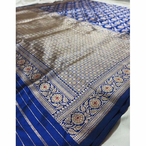 Katan Saree Meena Jaal Fabric