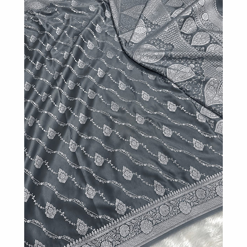 Banarasi Laheriya Buti Mashru Silk Party Wear Saree