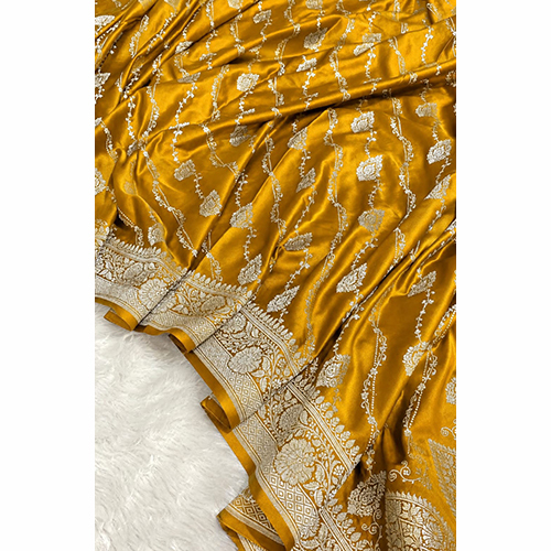 Banarasi Laheriya Buti Mashru Silk Party Wear Saree