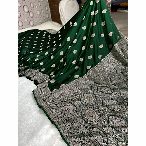 Fancy Wedding Wear Banarasi Mashru Silk Saree