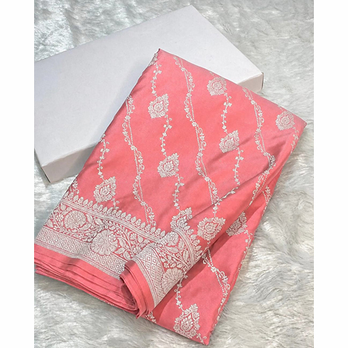 Soft Premium Laheriya Buti Mashru Silk Wedding Wear Saree