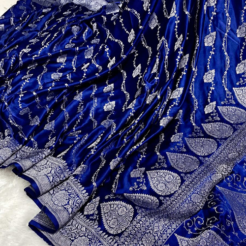 Soft Premium Laheriya Buti Mashru Silk Wedding Wear Saree