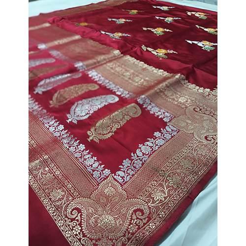 Satin Silk Pattern Type - Kadhwa Meena Buta Fabric