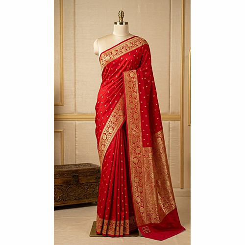 Name - Mashru Zari Buti Saree Fabric Type - Satin Mashru