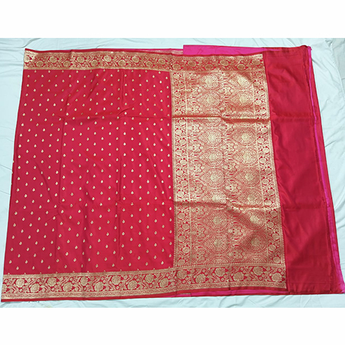 Name - Mashru Zari Buti Saree Fabric Type - Satin Mashru