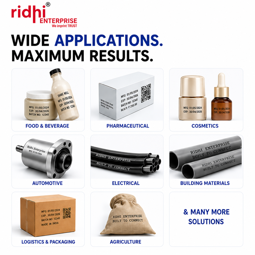 Ridhi Batch Coder Mini Printer - Accuracy: 299 Mm