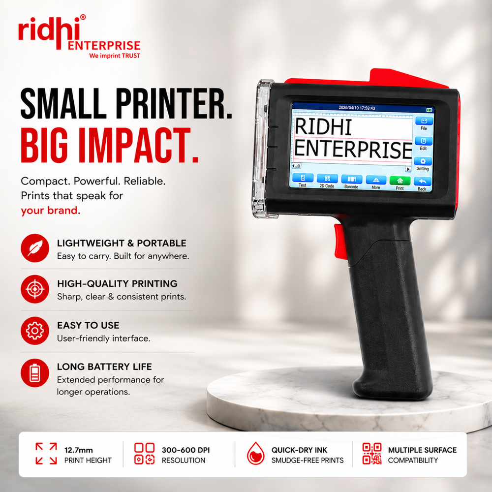 Rrd Tij Batch Coding Printer - Dimensions: 235(l) X 128(w) X 90(h) Mm