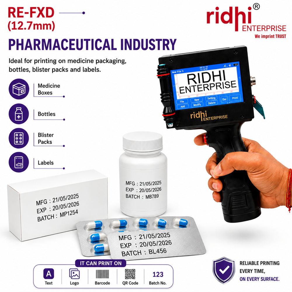 RE FXD Handheld Inkjet Printer