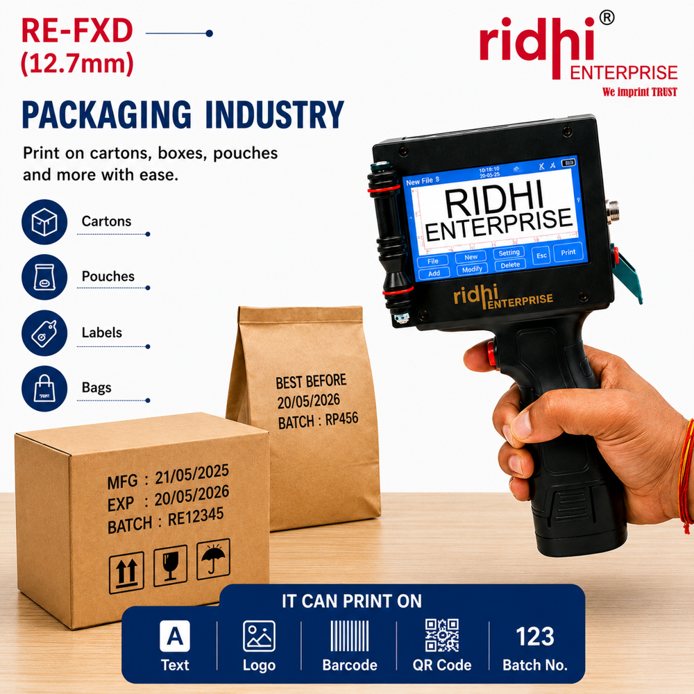 RE FXD Handheld Inkjet Printer