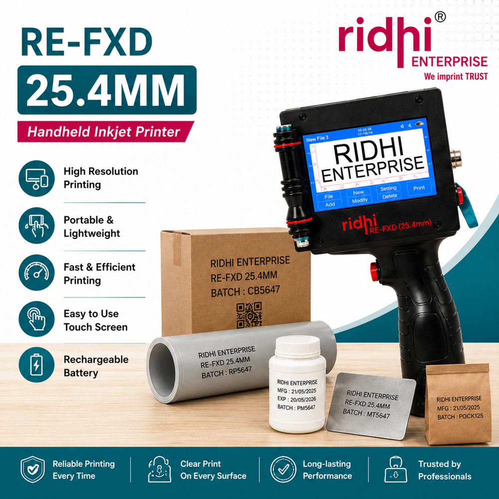 RIDHI FXD-25.4MM HANDHELD PRINTER