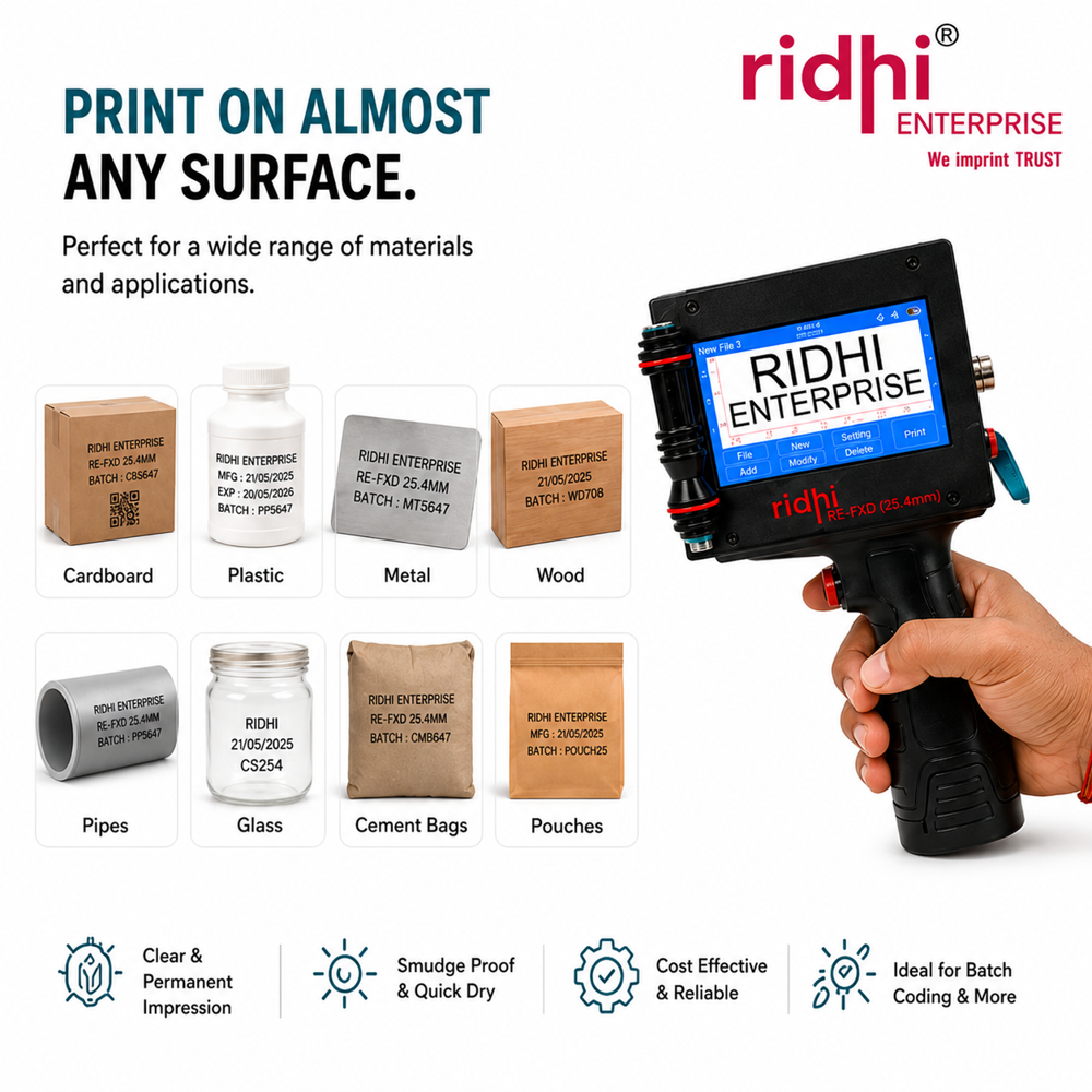 RIDHI FXD-25.4MM HANDHELD PRINTER