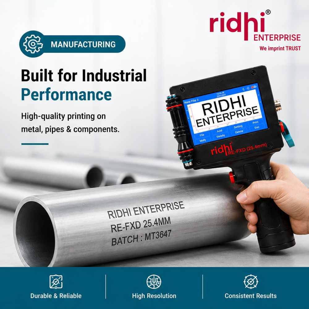 RIDHI FXD-25.4MM HANDHELD PRINTER