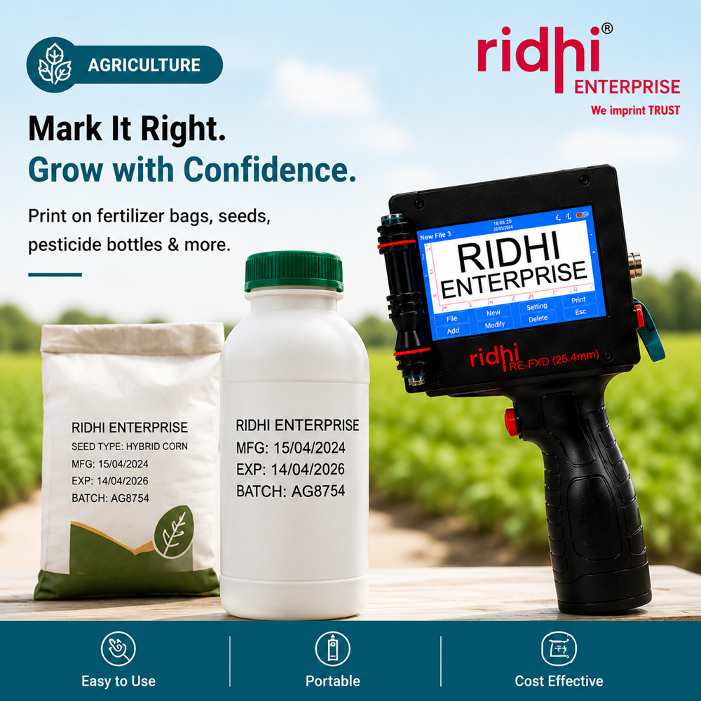 RIDHI FXD-25.4MM HANDHELD PRINTER