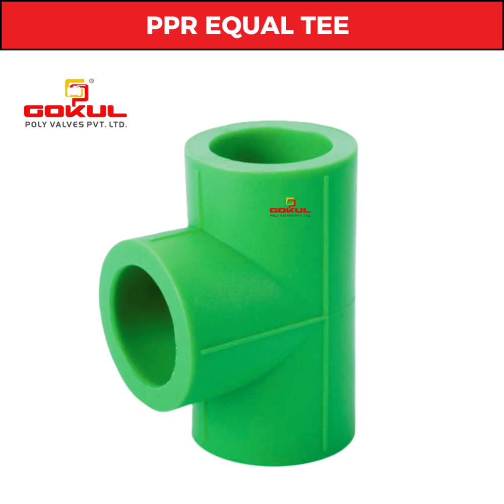Ppr Cross Tee - 20-160mm Size, 5mm Thickness, Green Color | Breakage Resistant, Weather Proof, Designed For Chemical Fertilizer And Structure Pipes