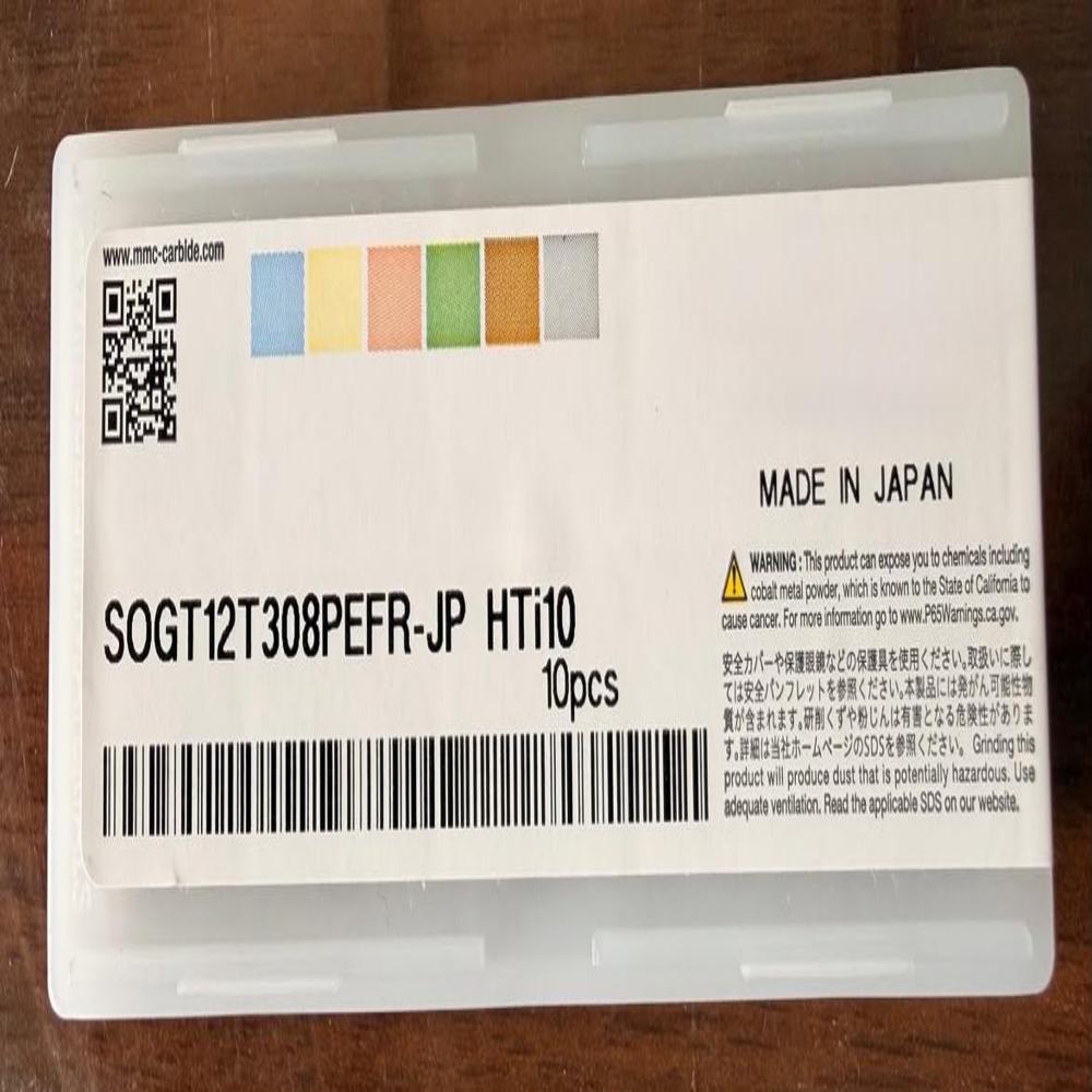SOGT12T308PEFR-JP HTi10 Carbide Insert