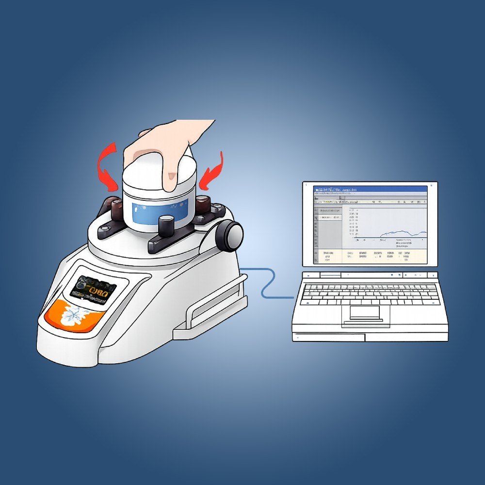 Cap Torque Tester - Color: Grey