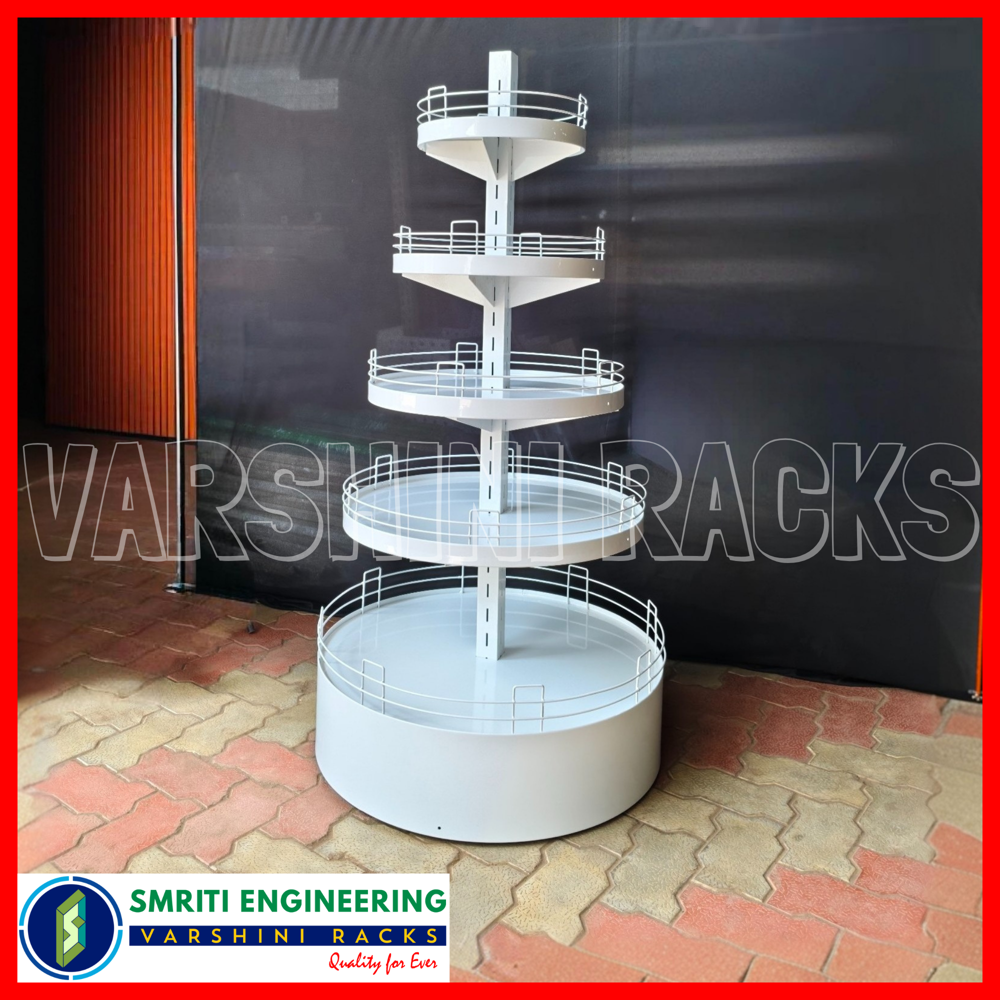 Round Display Racks - Capacity: 100 Kg