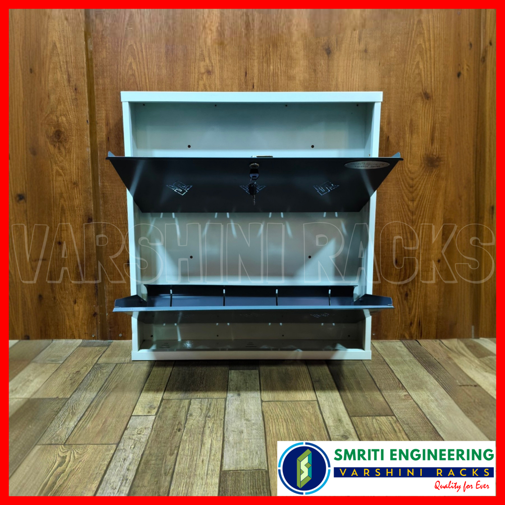 Wall Mounted Shoe Racks - 2 Shelves