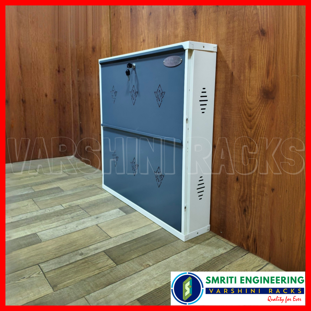 Wall Mounted Shoe Racks - 2 Shelves