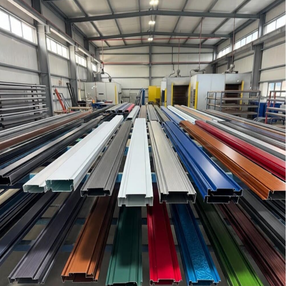 Aluminum Finish Powder Coating