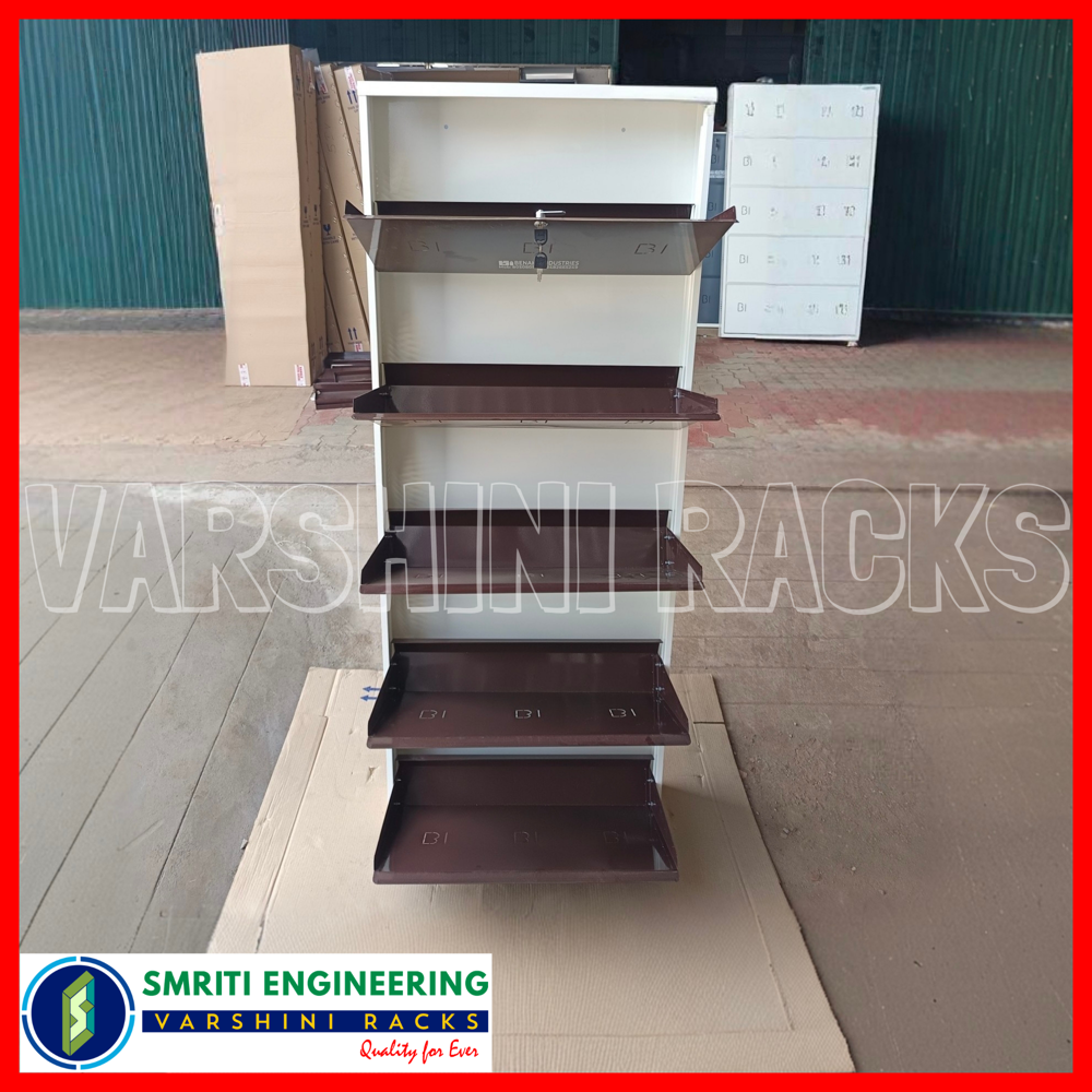 Wall Mounted Shoe Racks - 5 Shelves - Capacity: 150 Kg