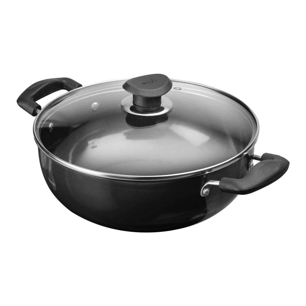 Vinod Cookware Hard Anodized Deep Kadhai