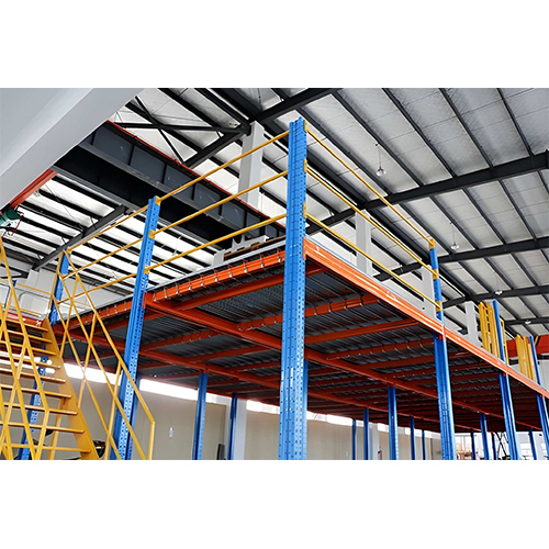 steel mezzanine floor racking system for warehouse