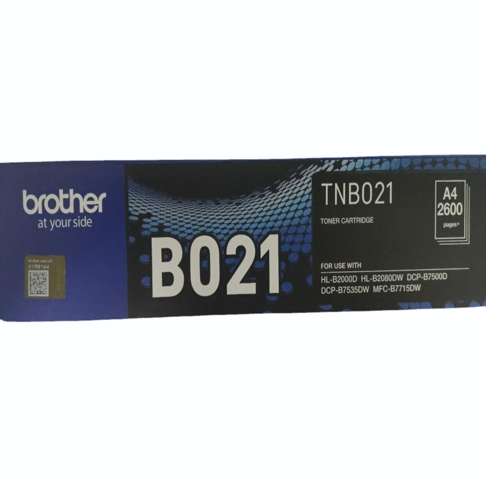 Brother TN B021 Toner Cartridge For Use HL-B2000d,B2080dw,DCP-B7500d,B75735dw,MFC B7715dw