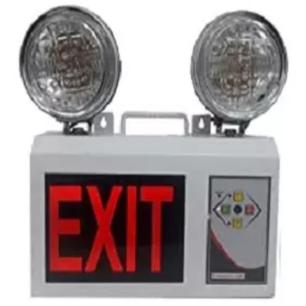 Emergency Exit Light - Color: White/green Sign