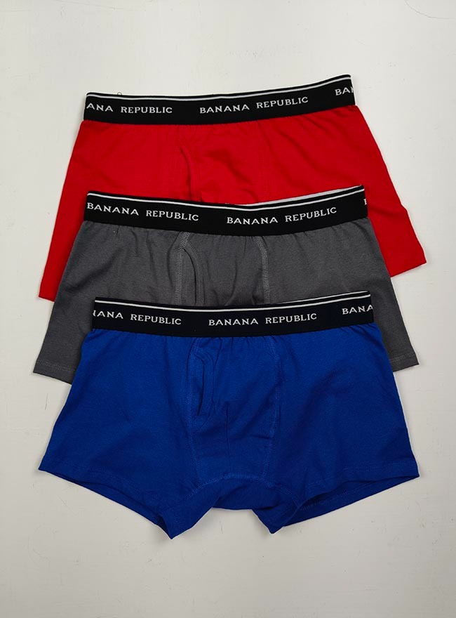 M11695 | BANANA REPUBLIC Mens Stretch 3 Pack Boxers