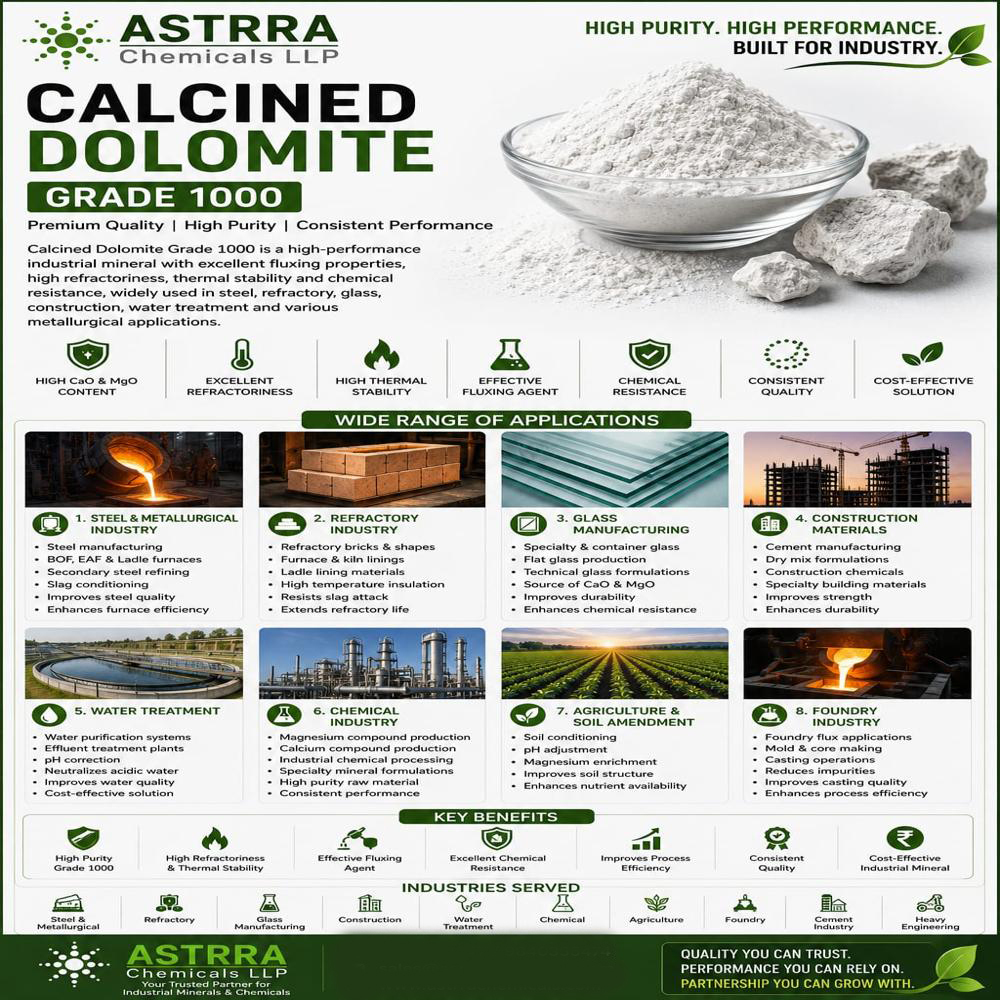 CALCINED DOLOMITE