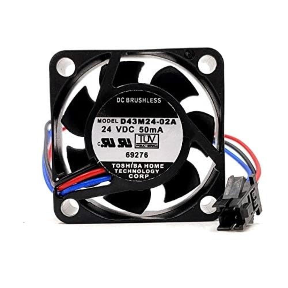 WIND ACE D43M24-02A 24V DC 50mA 4015mm Ball Bearing Industrial Axial Cooling Fan