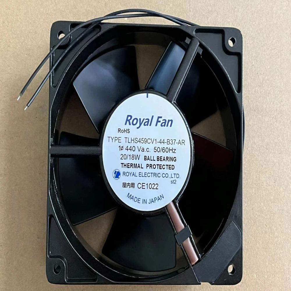 Royal Fan Tlhs459Cv1-44-B37-Ar 440V Ac 20/18W 12038Mm Ball Bearing Industrial Axial Cooling Fan - Blade Material: Plastic