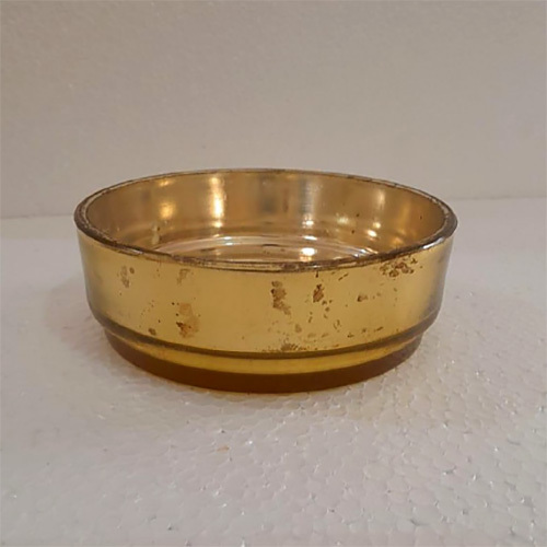 Antique Silver And Gold Footed Bowl