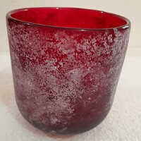 Buried Finish Pillar Candle Vase