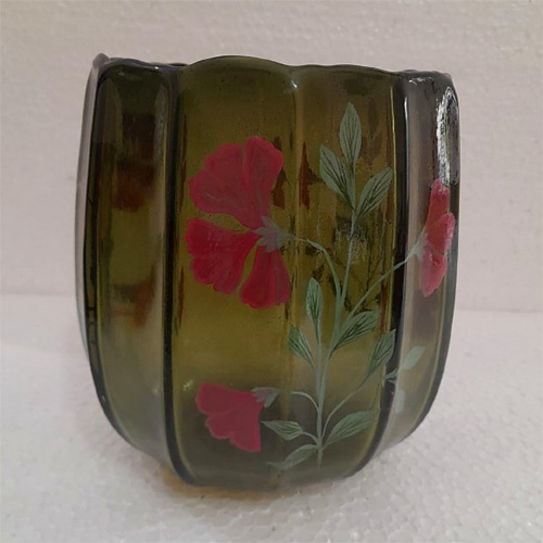 Hand Painted Peldar Vase - Capacity: Medium (Approx. 500-750 Ml)