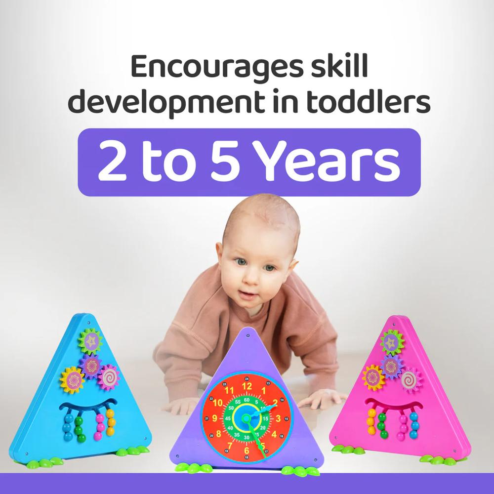 3 In 1 Activity Triangle - Age Group: 2-6