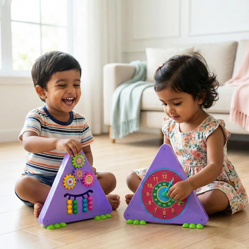 3 In 1 Activity Triangle - Age Group: 2-6