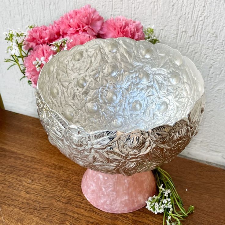 Brass Fruit Bowl - Color: Silver (Bowl)