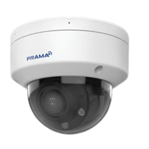 PRAMA 4MP Dual Light Motorized Varifocal Dome IP Camera