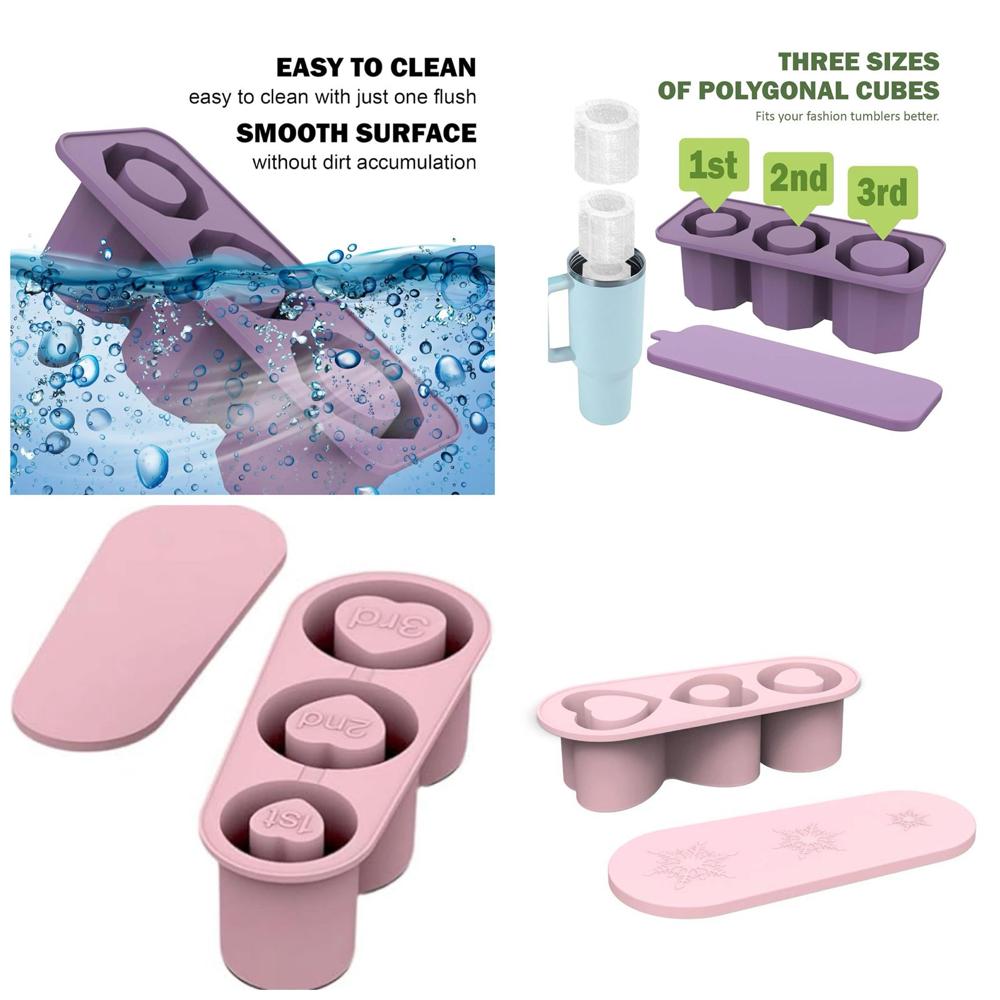 Shape Stanley Cup Ice Mold Cube Tray