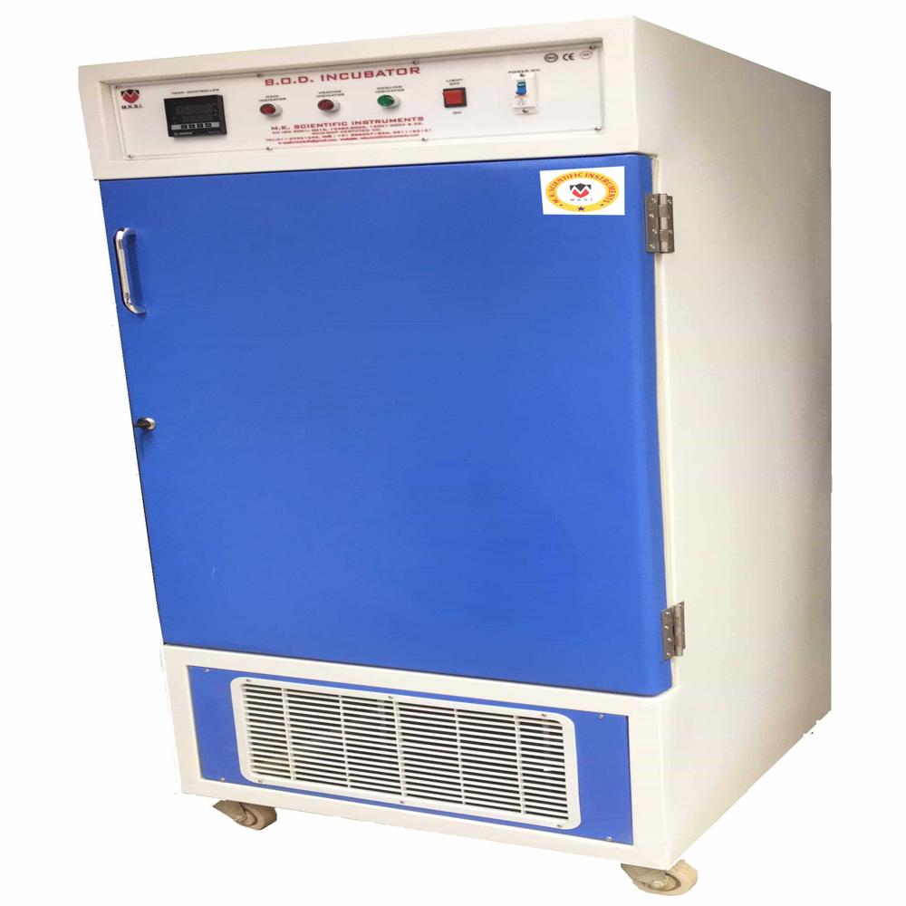 Ms Bod Incubator - Epoxy Coated Mild Steel, 90l, Stainless Steel Interior, Pid Controller | Forced Air Circulation, Digital Led Display, Adjustable Shelves