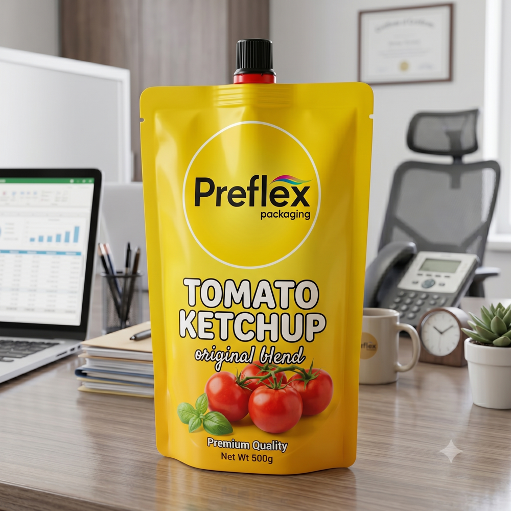 Ketchup Packaging - Air Consumption: 0.4 - 0.6 Mpa (Machine Based)