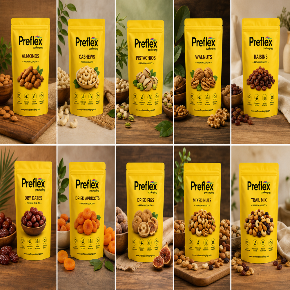 Dry Fruits Packaging - Air Consumption: 0.4 To 0.6 M3/min