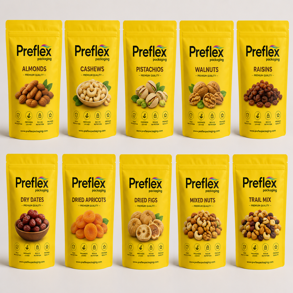 Dry Fruits Packaging - Air Consumption: 0.4 To 0.6 M3/min