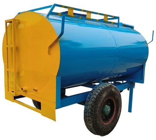 Mild Steel Two Wheel Water Tanker