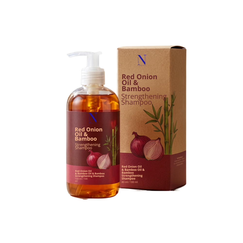Red Onion Oil & Bamboo Strengthening Shampoo - Age Group: Adults