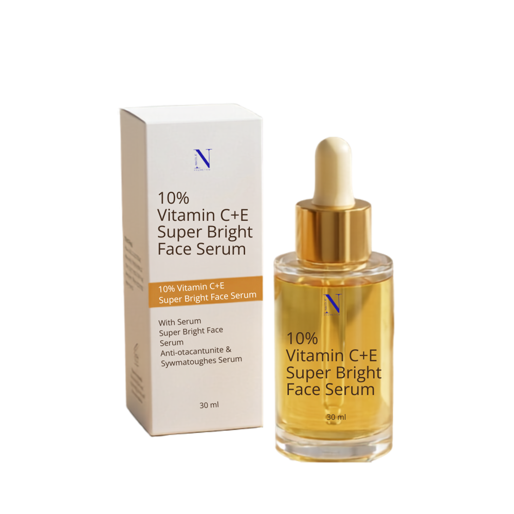 10% Vitamin C+E Super Bright Face Serum - Attributes: Smudge Proof