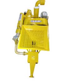 Manual Cement Silo Feeding System - Metal, Compact Vertical Design, Industrial Yellow Coated | Dual Feeding System, High-efficiency Electric Motor Drive, Low Noise Operation