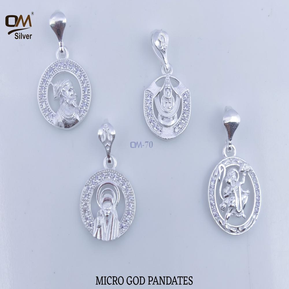Silver God Pendant - Gender: Unisex